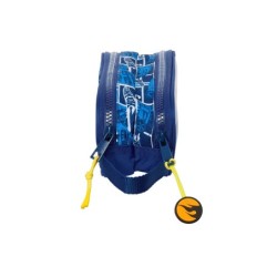 Bolso escolar portatodo safta doble hot wheels sonny 80x210x60 mm