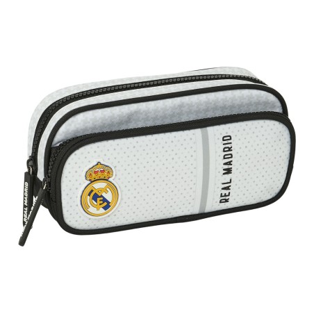 Bolso escolar portatodo safta con bolsillo real madrid 1 equipacion 24/25 105x210x60 mm