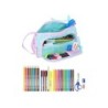 Bolso escolar portatodo safta con bolsillo desplegable lleno frozen ii cool days 110x200x85 mm