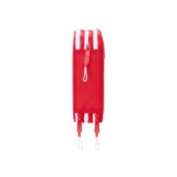 Plumier escolar safta triple 36 piezas sevilla f.c. corporativa 195x125x55 mm