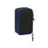 Plumier escolar safta triple 36 piezas naruto ninja 195x125x55 mm