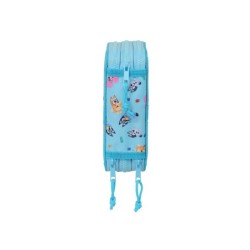 Plumier escolar safta triple 36 piezas bluey 195x125x55 mm