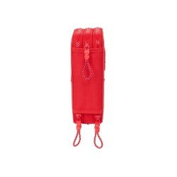 Plumier escolar safta triple 36 piezas atletico de madrid 195x125x55 mm