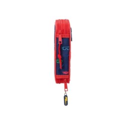 Plumier escolar safta doble pequeño 28 piezas pjmasks ready 195x125x40 mm