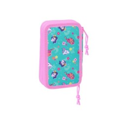 Plumier escolar safta doble pequeño 28 piezas my little pony magic 195x125x40 mm