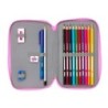 Plumier escolar safta doble pequeño 28 piezas my little pony magic 195x125x40 mm