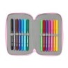 Plumier escolar safta doble pequeño 28 piezas munich heaven 195x125x40 mm