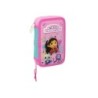 Plumier escolar safta doble pequeño 28 piezas gabby s dollhouse party 195x125x40 mm