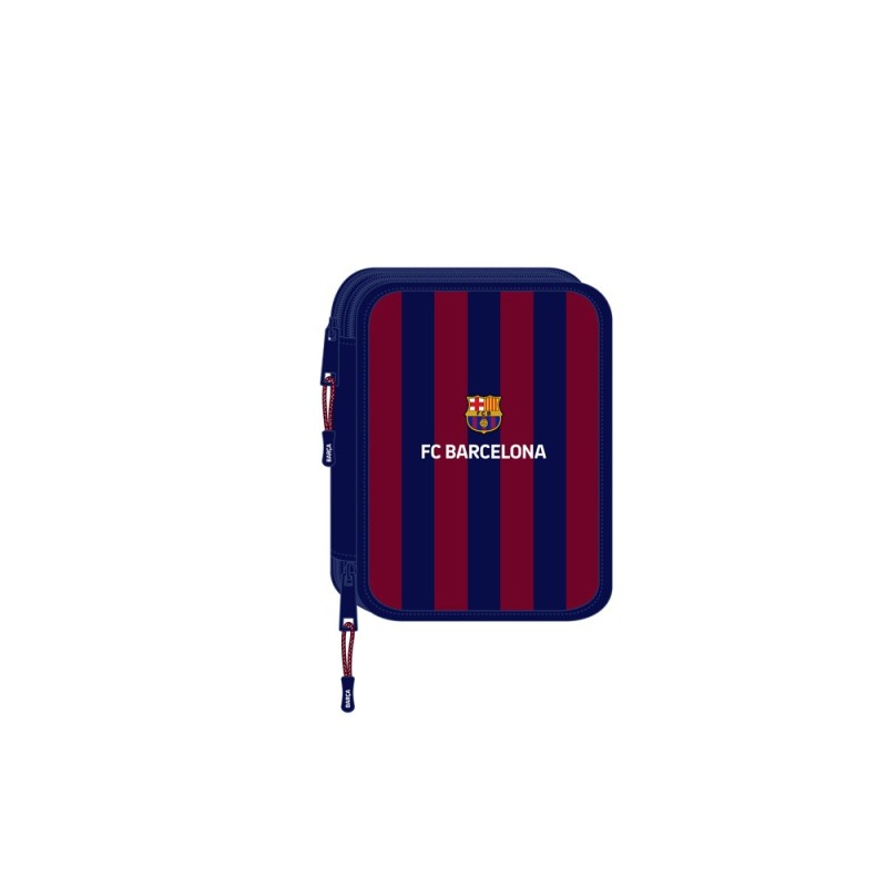 Plumier escolar safta doble grande 56 piezas f.c. barcelona 248x195x45 mm