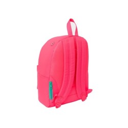 Mochila safta para portatil 14,1\ nait nait rosa fluor 410x310x160 mm