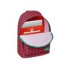 Mochila safta para portatil 14,1\ nait nait pata de gallo coral 410x310x160 mm