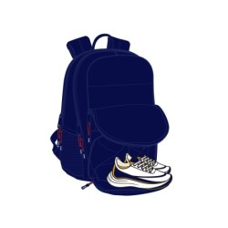 Mochila safta padel f.c. barcelona 420x300x170 mm