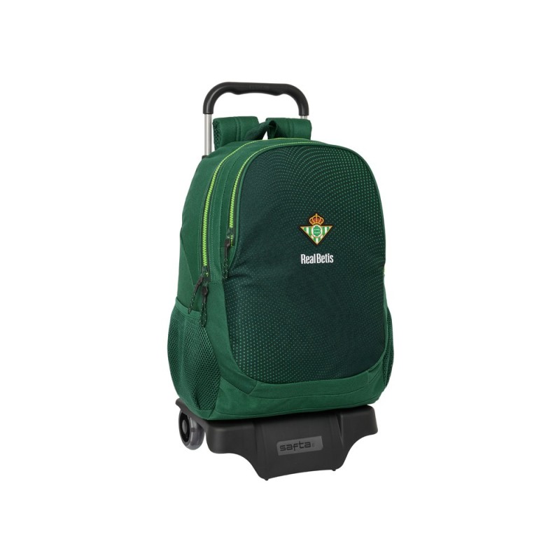 Mochila safta mod. 754 con carro 905 resistente agua real betis balompie 430x300x140 mm