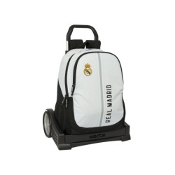 Mochila safta mod. 665 con carro evolution real madrid 1 equipacion 24/25 440x320x160 mm