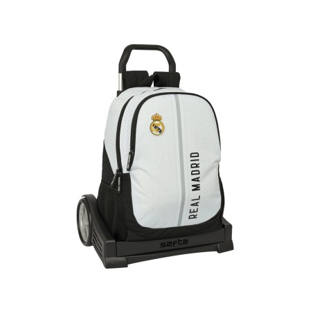 Mochila safta mod. 665 con carro evolution real madrid 1 equipacion 24/25 440x320x160 mm