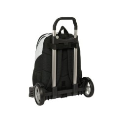 Mochila safta mod. 665 con carro evolution real madrid 1 equipacion 24/25 440x320x160 mm