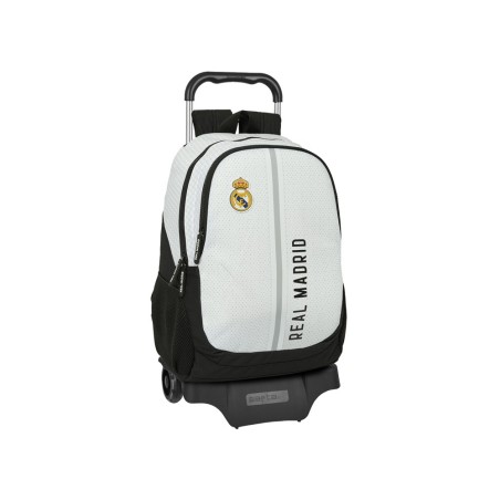 Mochila safta mod. 665 con carro 905 real madrid 1 equipacion 24/25 440x320x160 mm