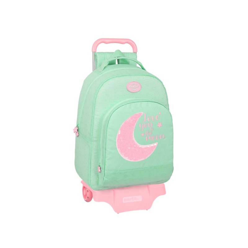 Mochila safta mod. 305 con carro 905 reciclado blackfit8 moon 420x320x150 mm