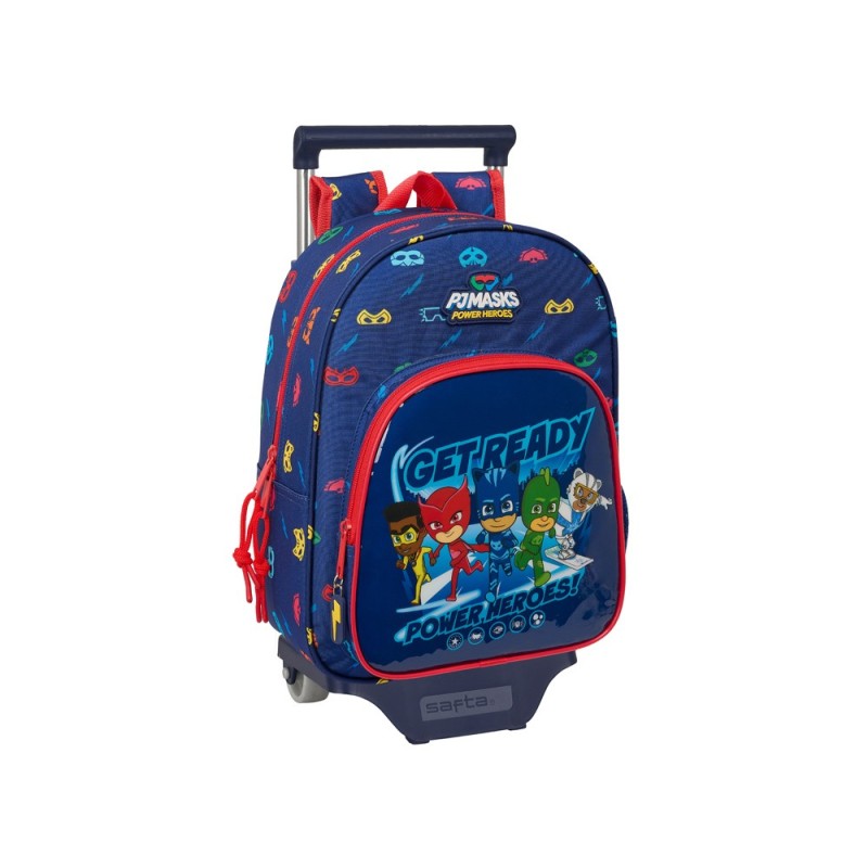 Mochila safta mod. 185 con carro 705 pjmasks ready 340x260x110 mm