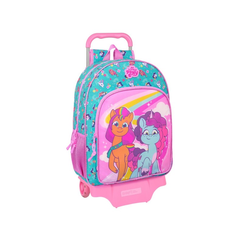 Mochila safta mod. 180 con carro 905 my little pony magic 420x330x140 mm