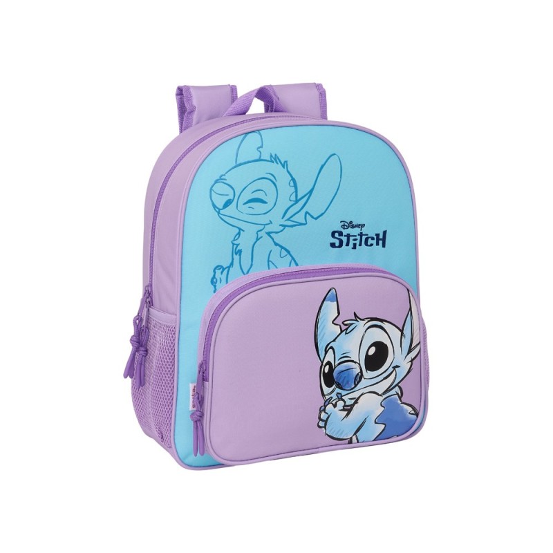 Mochila safta junior adaptable a carro stitch sweet 380x320x120 mm