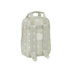 Mochila safta infantil con asas reciclada y repelente al agua miffy menta 280x200x80 mm