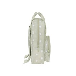 Mochila safta infantil con asas reciclada y repelente al agua miffy menta 280x200x80 mm