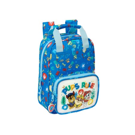 Mochila safta infantil con asas adaptable a carro paw patrol pups rule 280x200x80 mm