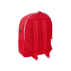 Mochila safta doble para portatil 15,6\  usb sevilla f.c. corporativa 440x310x180 mm