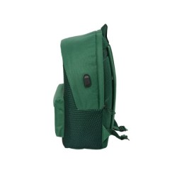Mochila safta doble para portatil 15,6\  usb resistente agua real betis balompie 440x310x180 mm