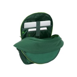 Mochila safta doble para portatil 15,6\  usb resistente agua real betis balompie 440x310x180 mm