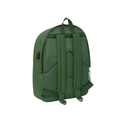 Mochila safta doble para portatil 15,6\  usb real madrid girl 440x310x180 mm
