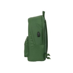 Mochila safta doble para portatil 15,6\  usb real madrid girl 440x310x180 mm