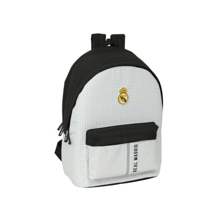 Mochila safta doble para portatil 15,6\  usb real madrid 1 equipacion 24/25 440x310x180 mm