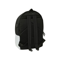 Mochila safta doble para portatil 15,6\  usb real madrid 1 equipacion 24/25 440x310x180 mm