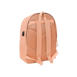 Mochila safta doble para portatil 15,6\  usb munich basics girl 440x310x180 mm