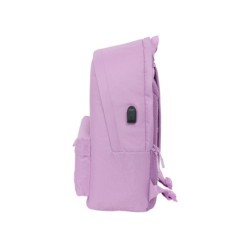 Mochila safta doble para portatil 15,6\  usb munich basics girl 440x310x180 mm