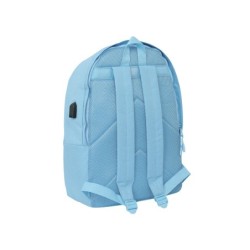 Mochila safta doble para portatil 15,6\  usb munich basics girl 440x310x180 mm