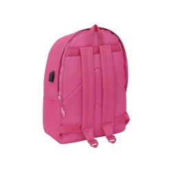 Mochila safta doble para portatil 15,6\  usb munich basics girl 440x310x180 mm