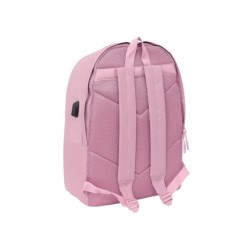 Mochila safta doble para portatil 15,6\  usb munich basics girl 440x310x180 mm