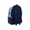 Mochila safta doble para portatil 15,6\  usb munich royal 440x310x180 mm