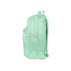 Mochila safta doble con cantoneras adaptable a carro reciclado blackfit8 moon 420x320x150 mm