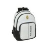 Mochila safta doble con cantoneras adaptable a carro real madrid 1 equipacion 24/25 420x320x150 mm