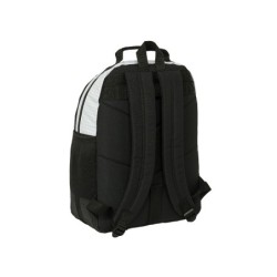 Mochila safta doble con cantoneras adaptable a carro real madrid 1 equipacion 24/25 420x320x150 mm
