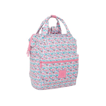 Mochila safta con asas reciclada para portatil 13\ moos floresistente 400x270x190 mm