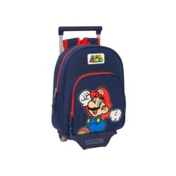 Mochila 609 con carro safta 705 super mario world 340x280x100 mm