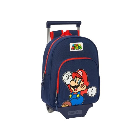 Mochila 609 con carro safta 705 super mario world 340x280x100 mm