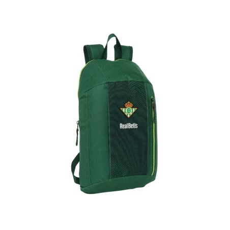 Mini mochila safta con cremallera vertical resistente al agua real betis balompie 390x220x100 mm