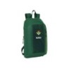 Mini mochila safta con cremallera vertical resistente al agua real betis balompie 390x220x100 mm
