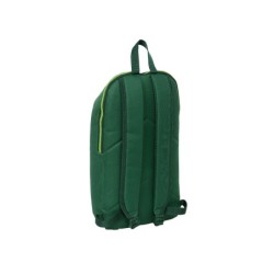 Mini mochila safta con cremallera vertical resistente al agua real betis balompie 390x220x100 mm